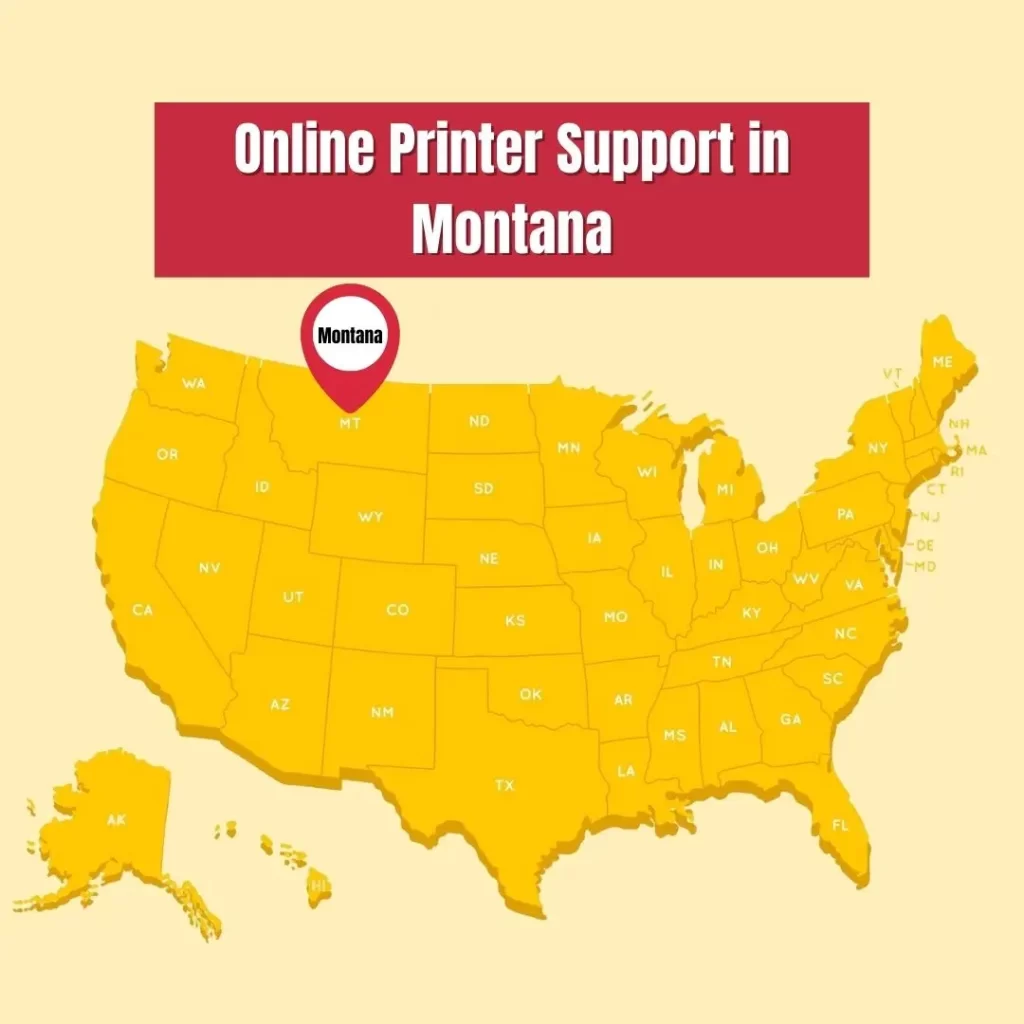 Online Printer Support Service in Montana