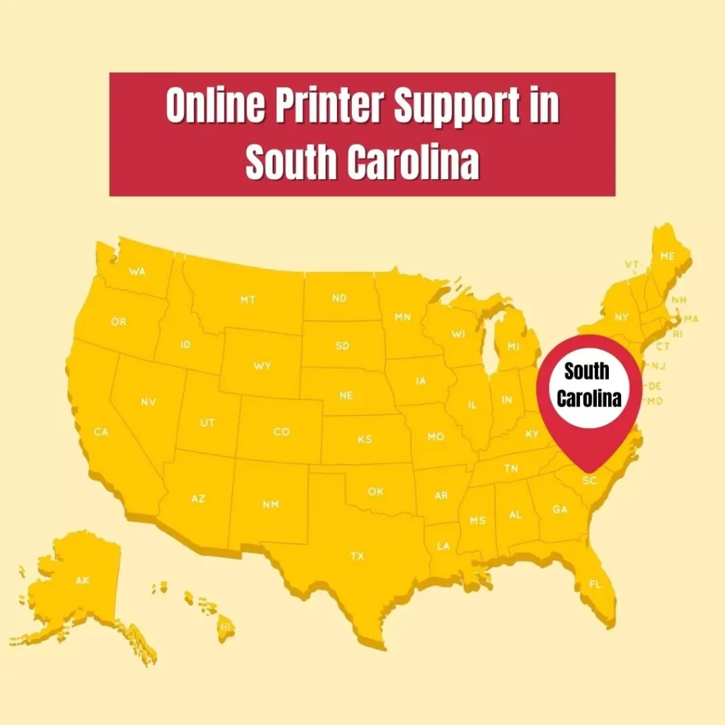 Online Printer Support Service in South Carolina
